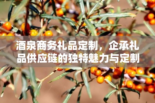 酒泉商务礼品定制，企承礼品供应链的独特魅力与定制之旅